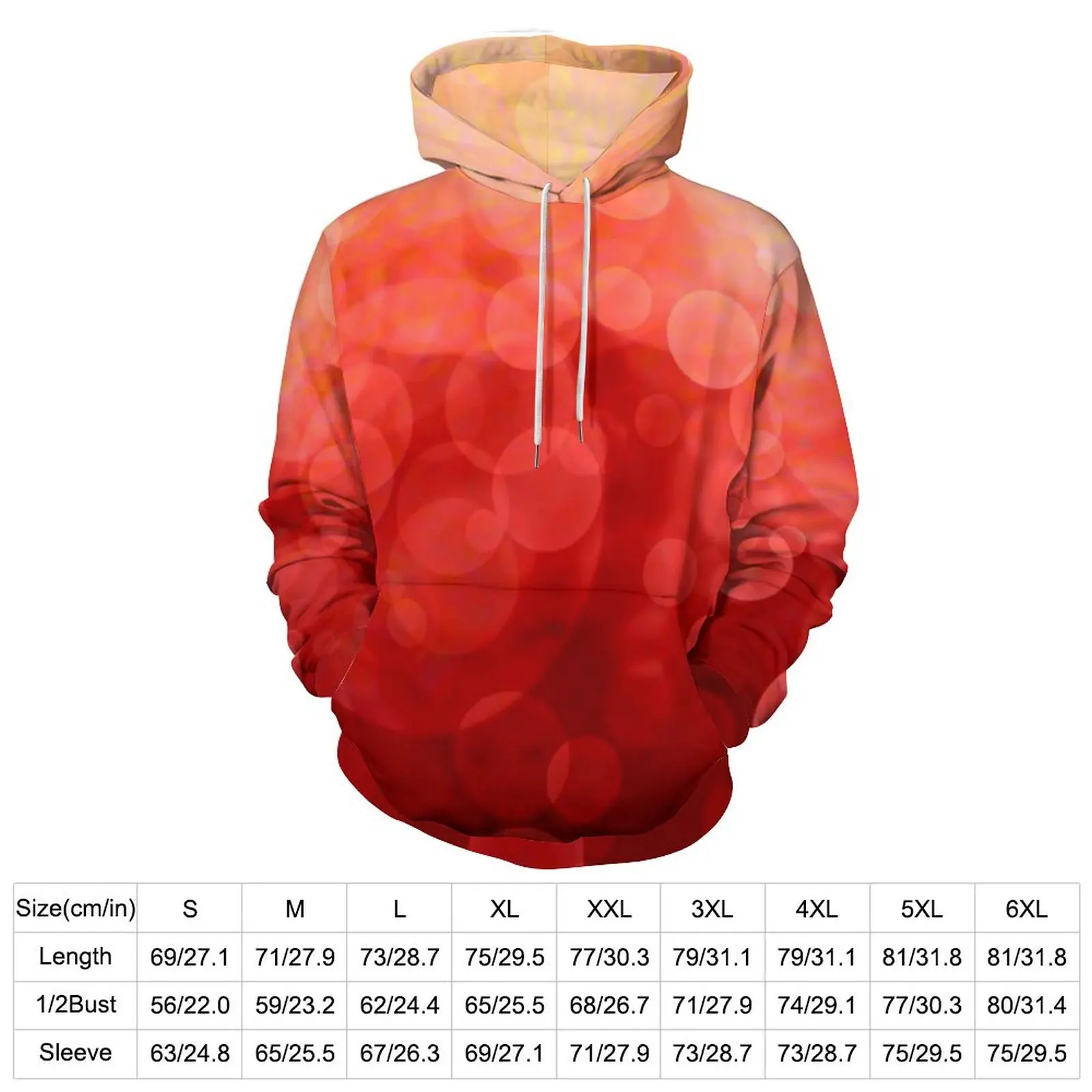 Sunset Spotted Casual Hoodies Male Dots Print Y2k Custom Sweatshirts Autumn Long Sleeve Streetwear Oversized Hoodie