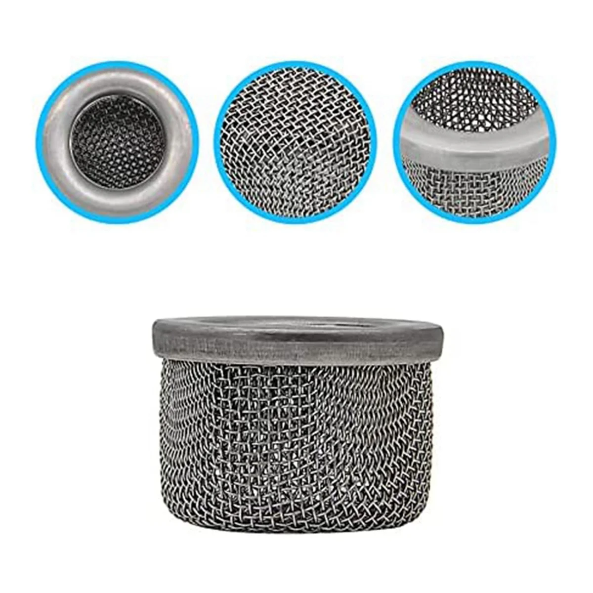 3X 181072 Inlet Strainer Screen Filter with 1in NPT Thread for 795 1095 1500 Airless Paint Sprayer Suction Hose