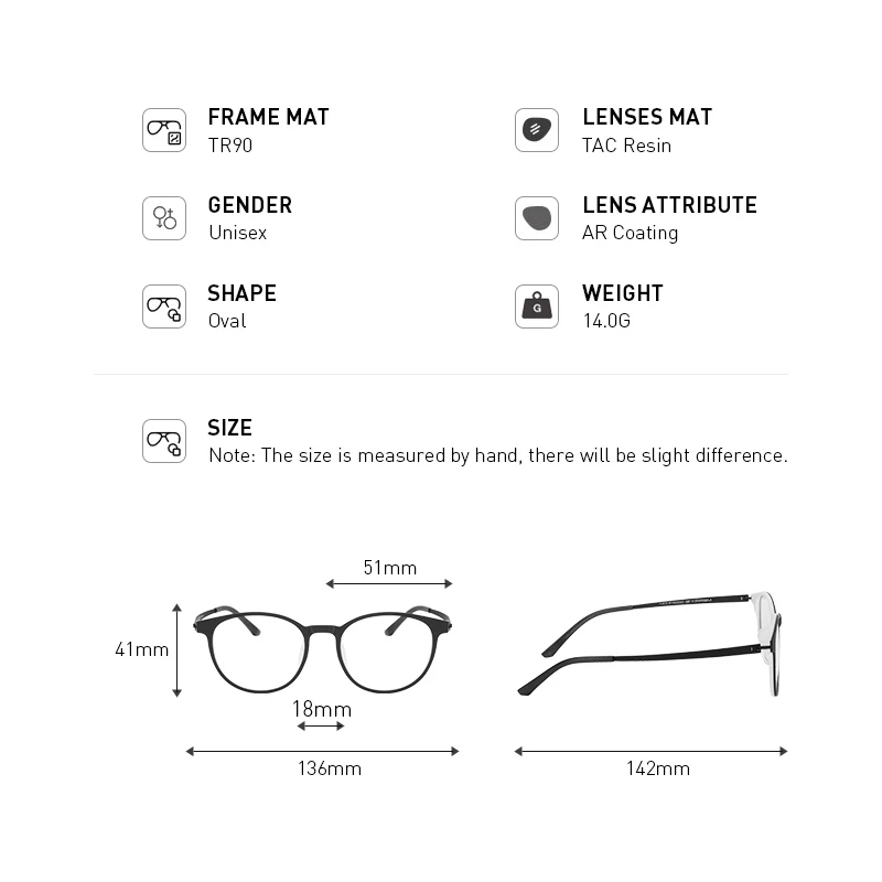 MERRYS DESIGN Retro Oval Glasses Frame For Men Women Pure Titanium Ultra-Light And Comfortable TR90 Optics Eyeglasses S2291