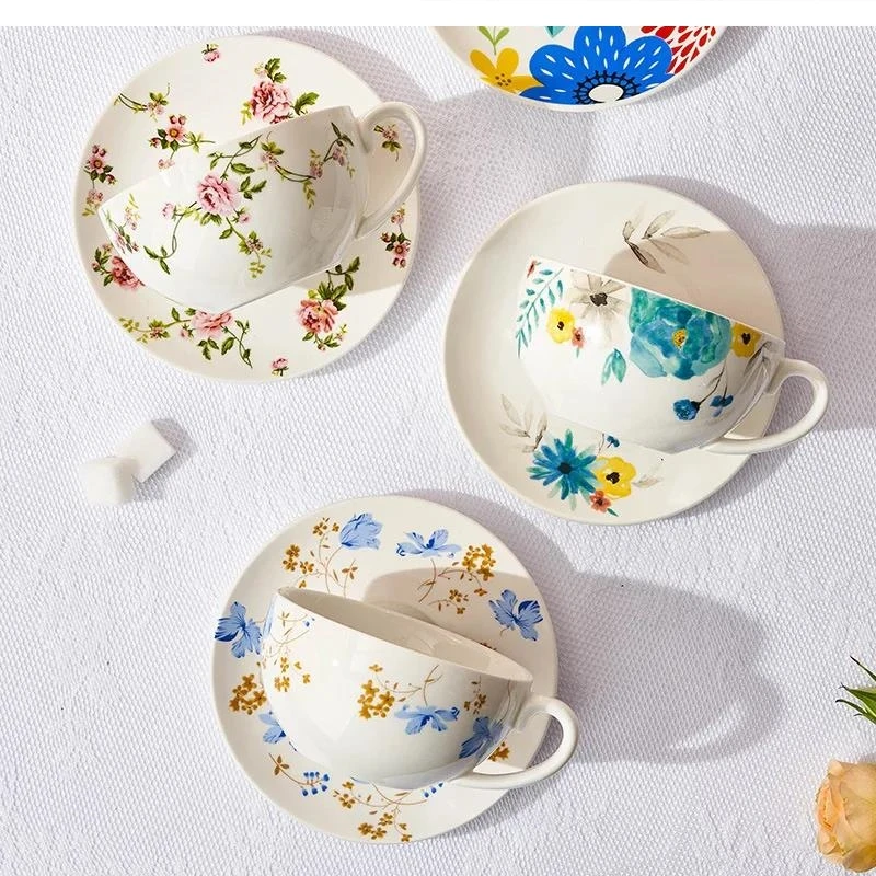 Ceramic Coffee Cup And Saucer Set Mother Child Kettle Teapot Teacup Dessert Plate Combination Single Afternoon Tea