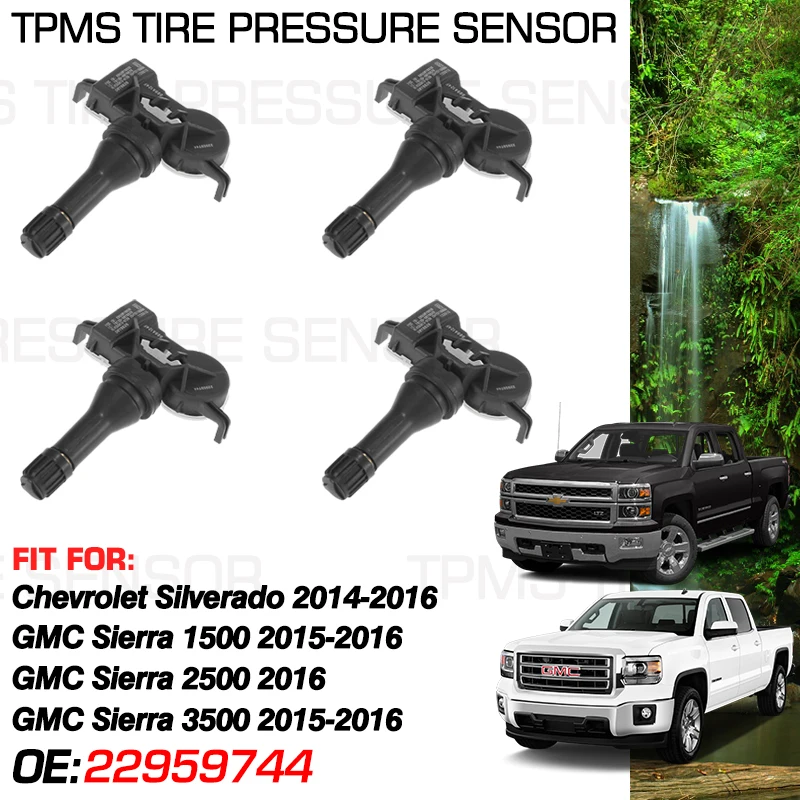 

Автомобильный датчик давления в шинах для Chevrolet Silverado 1500 2500 3500 2014-2016 GMC Sierra 1500 2500 3500 2015-2016 315 МГц 22959744