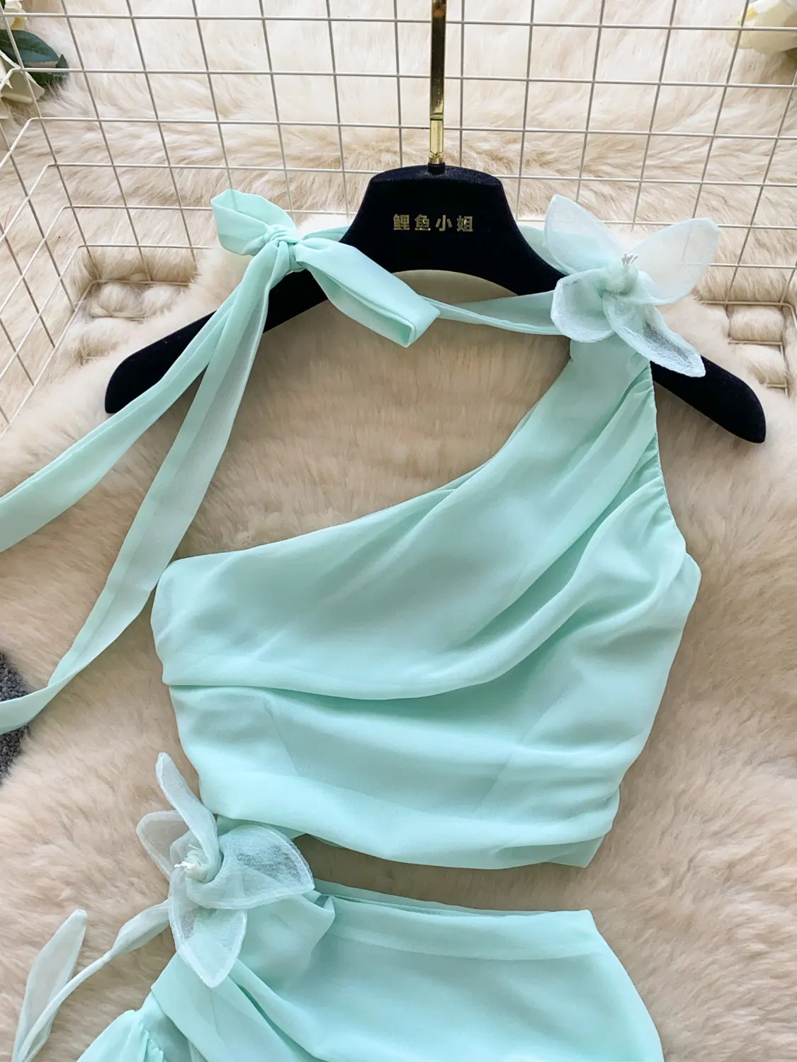 Vestido Mini Verde em A para Mulheres, Vintage, Elegante, Floral 3D, Off Shoulder, Vestido de Festa para Mulheres, Roupas de Verão 2026