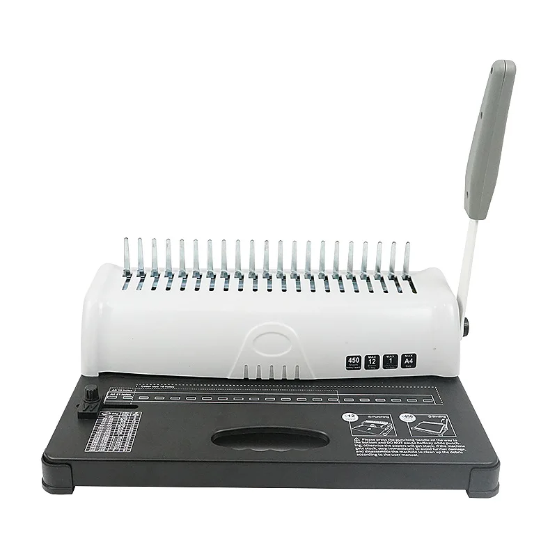 21 Holes Perfect Manual Document Binding Machine Comb Binder Coil Book A4 book binder machine Office Equipment