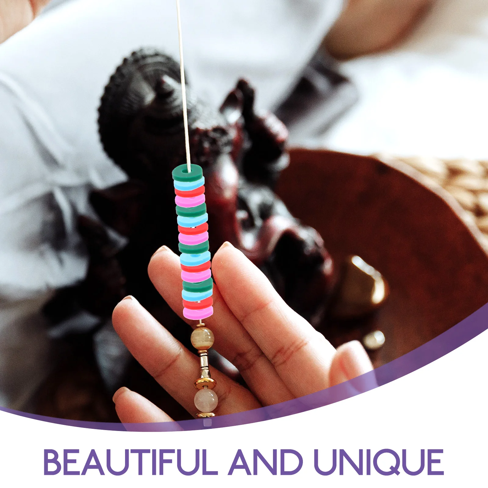 

2 Boxes Soft Ceramic Piece Bracelet Polymer Clay Bead Necklace Beads Jewelry Making Travel Charm Kit Bracelets Supplies