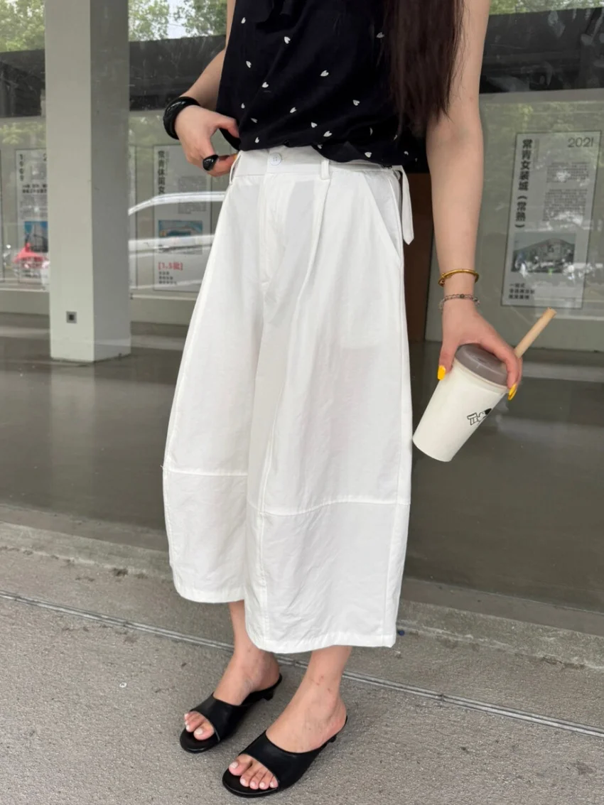 Alien Kitty Women Loose Pants Chic Minimalist All Match Wide Leg Summer 2026 Daily New Mujer Office Lady High Waist Streetwear
