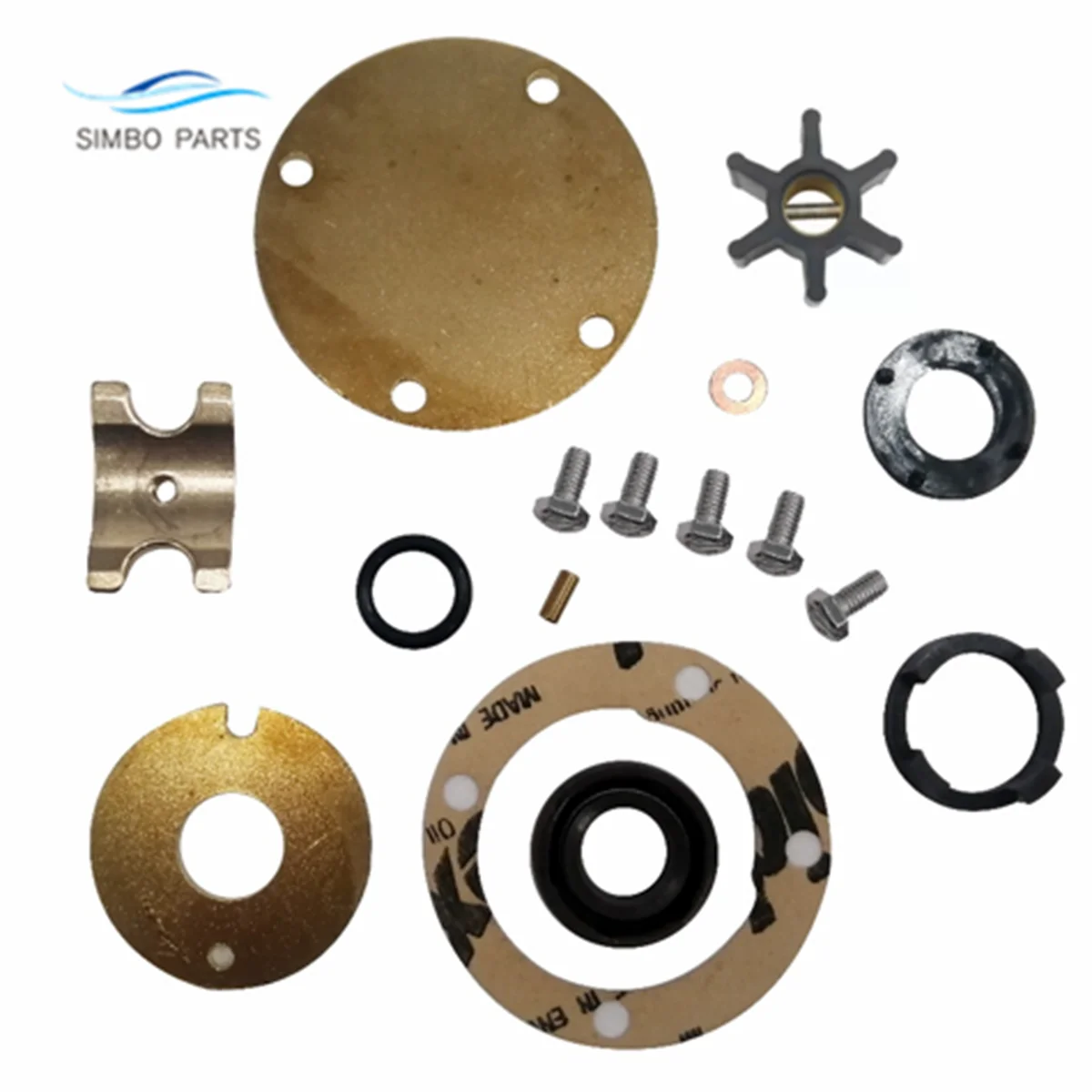 

Water Pump Repair Kit For Volvo Penta Marine Diesel MD5A MD6B MD7 MD11C MD11D 21951368 875584 875584-5 18-3208