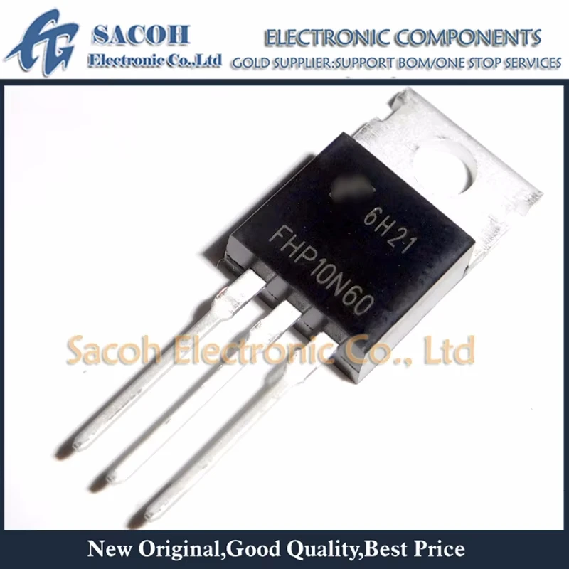 

New Original 10Pcs/Lot FHP10N60 TO-220 10A 600V MOSFET Field Effect Transistor In Stock