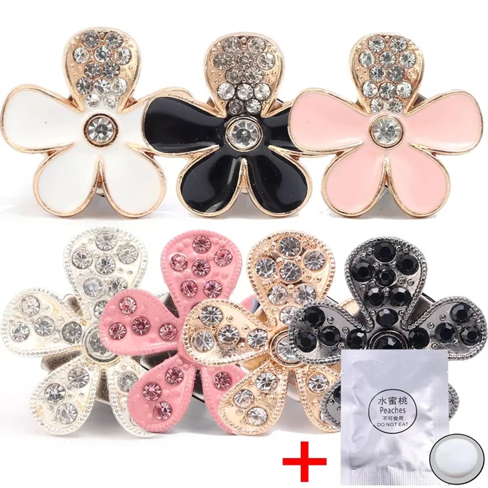 

Diamond Flower Aromatherapy Car Air Outlet Decoration Perfume Clip Air Freshener Colorful Daisy Flower Flora Auto Accessories