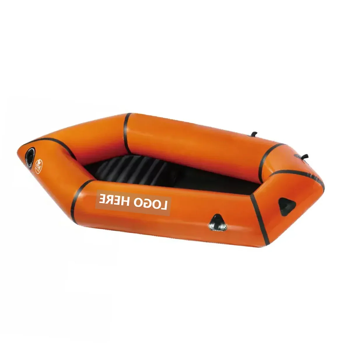 2 man ocean canoe/kayak kayak rowing boat self inflating life raft ponton boat new 2022