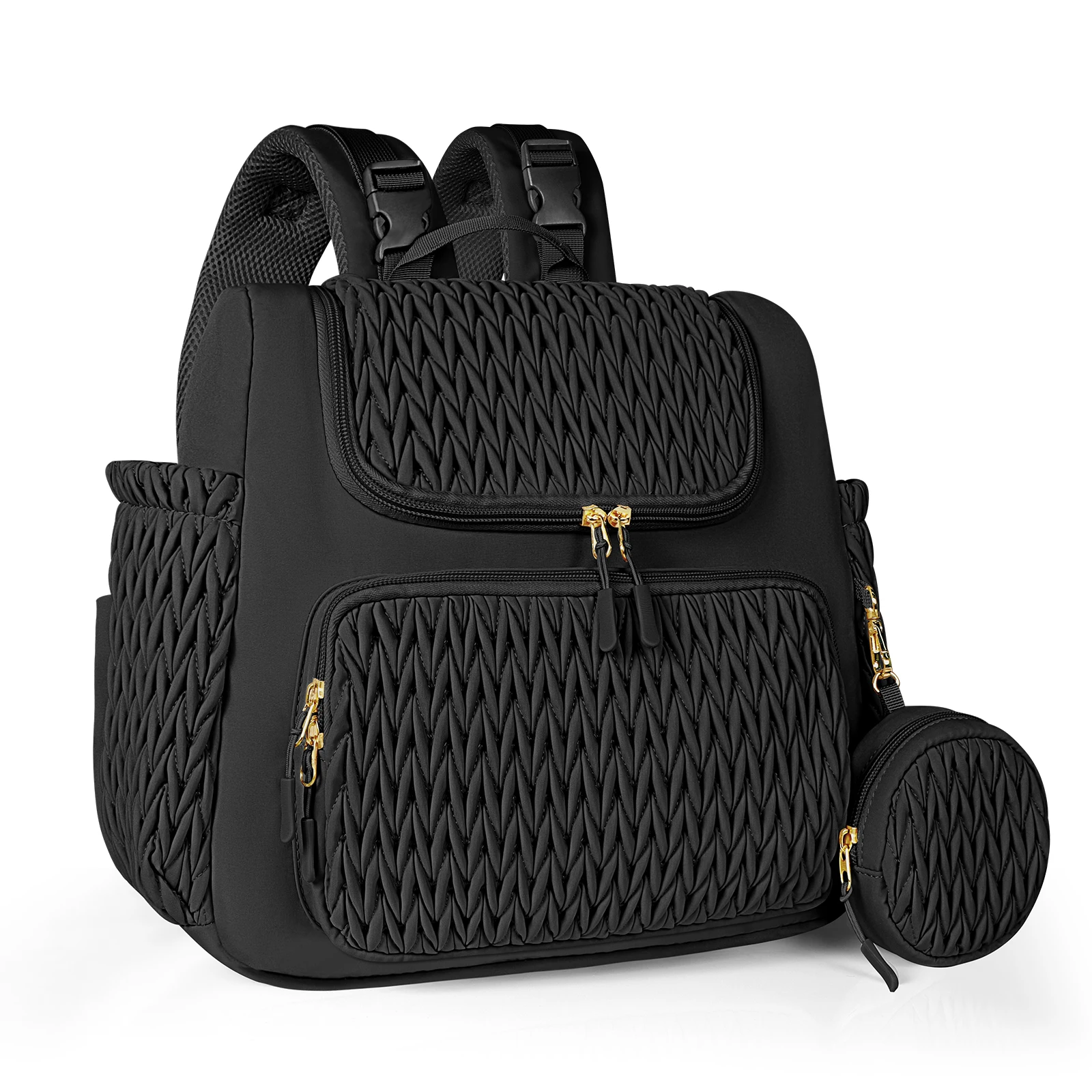 قطعة واحدة من حقيبة الحفاضات اللطيفة، حقيبة الكتف، حقيبة الأم المحمولة، حقيبة تخزين متعددة الوظائف، حقيبة الأم خفيفة الوزن، باب واسعة #2