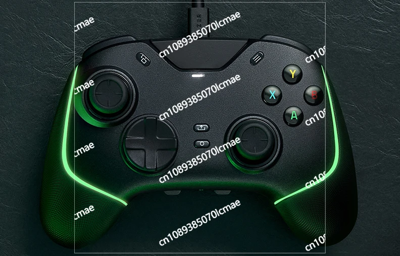 Compatible with PC Computer and TV Games, Special Wired Mechanical Buttons, RGB Handle, Football Racing, Suitable for XBOX Host