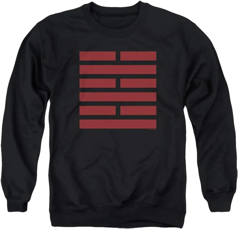 LOGOVISION G.I. Joe Official Snake Eyes Symbol Unisex Adult Crewneck Sweatshirt