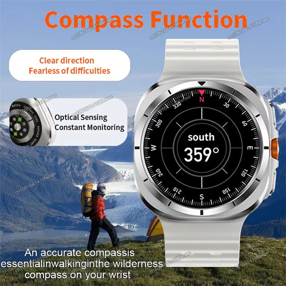 2024 New For Samsung Galaxy Watch 7 Classic Smart Watch Men women Custom Dial HD AMOLED Voice Call GPS NFC Tracker Sport Watches