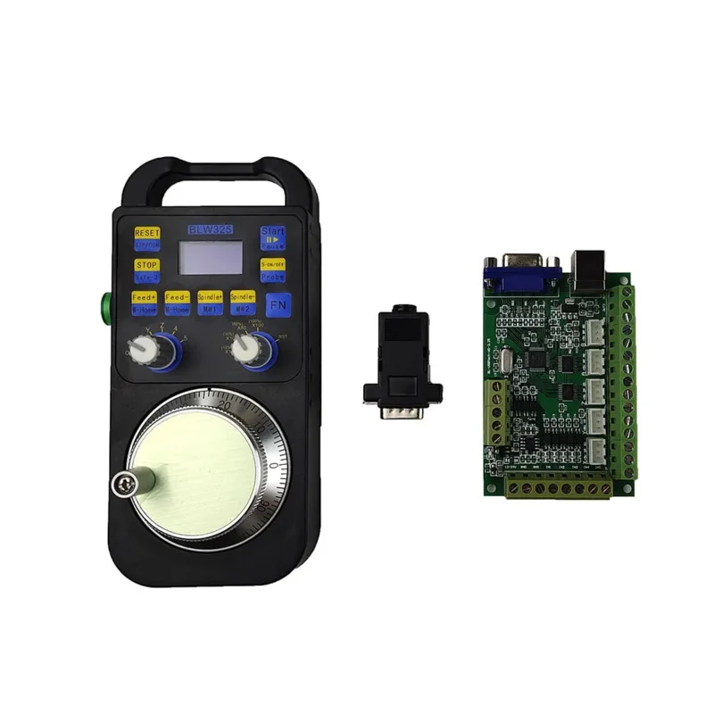 Hot! MACH3 5- Kit 5 Axis USB Interface Board CNC Motion Control Card Wireless Electronic Handwheel