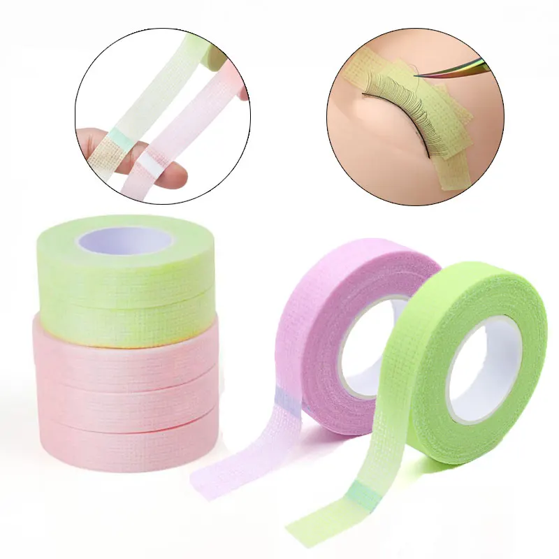 

900cm Eyelash Extension Tape Lint Free Eye Pads Breathable Under Patches For Grafted False Lashes Eyeliner Make Up Tools