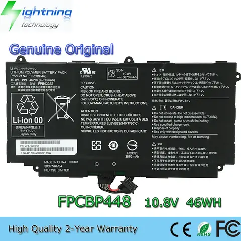 Brand New Original FPCBP448 10.8V 46Wh Laptop Battery for Fujitsu Stylistic Q775 Q736 Q737 FPB0322S