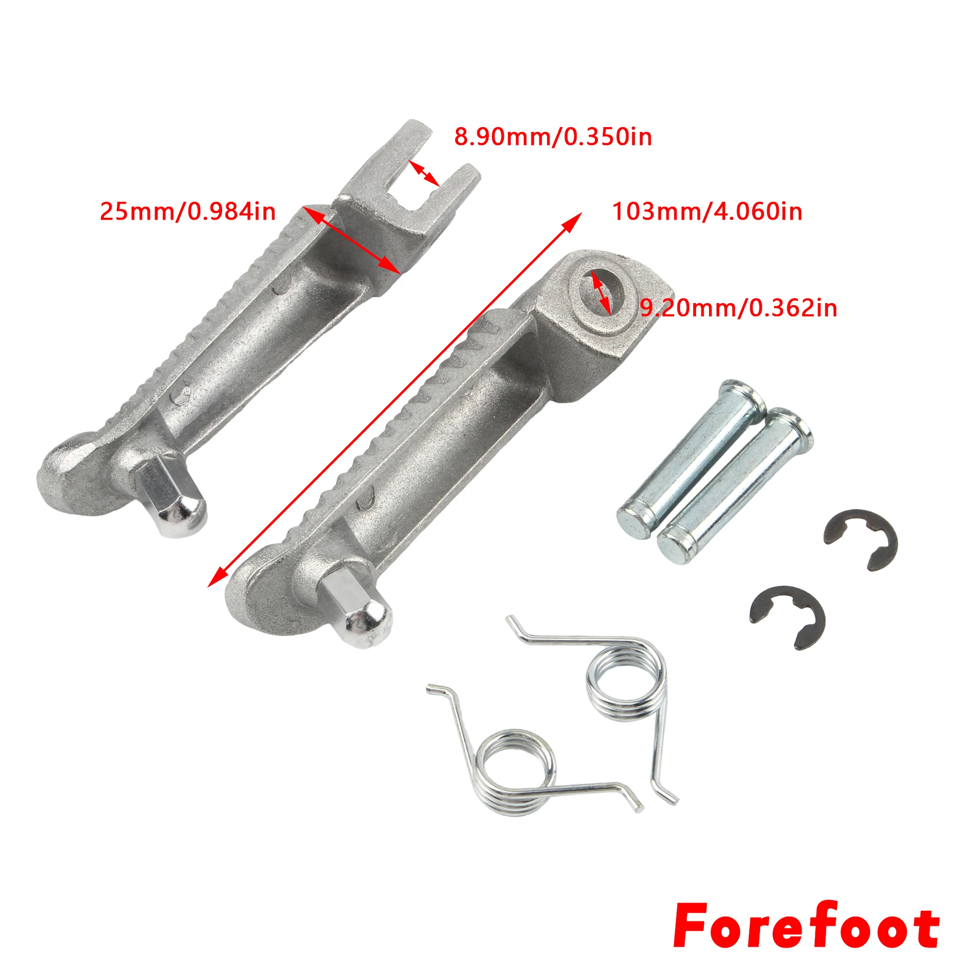 For Yamaha Motorcycle Front / Rear Footrests Foot Pegs YZF R1 R6 R125 R25 R3 MT125 MT03 MT09 MT10 MT07 Motocross Modified Parts - Image 6