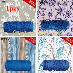 Tête de brosse à rouleau en caoutchouc sans outils de peinture, peinture de décoration murale 3D, papier peint, allumer es-outils de peinture de pièce à la maison, 5