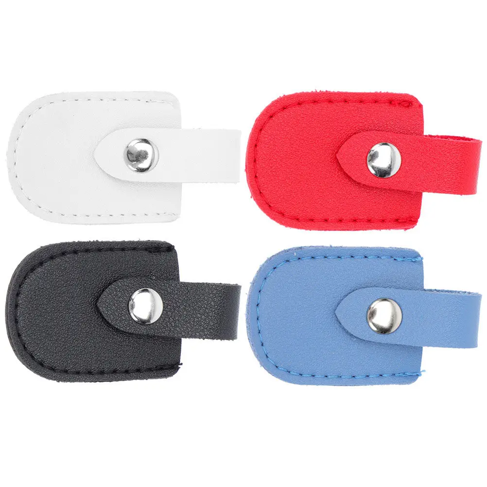 

4Pcs Nail Scissor Cover High Durability PU Cuticle Clippers Container Stylish Manicure Scissor Bag for Tool Keep