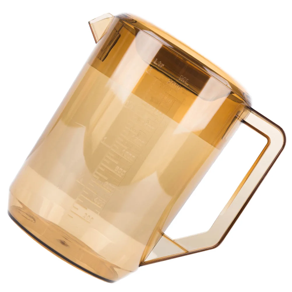 

Cold Water Jug Heat Resistant Large Opening Plastic Pitcher Juice Kettle Lid for Home Party Picnic Pool Kitchen Barware