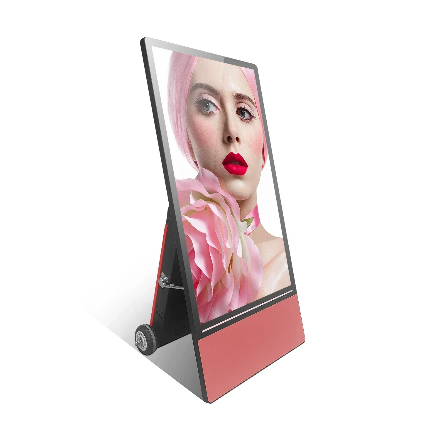 43 Inch Outdoor Use IP65 Battery Powered Removable Digital Signage Floor Standing Advertising Display Digital Kiosk