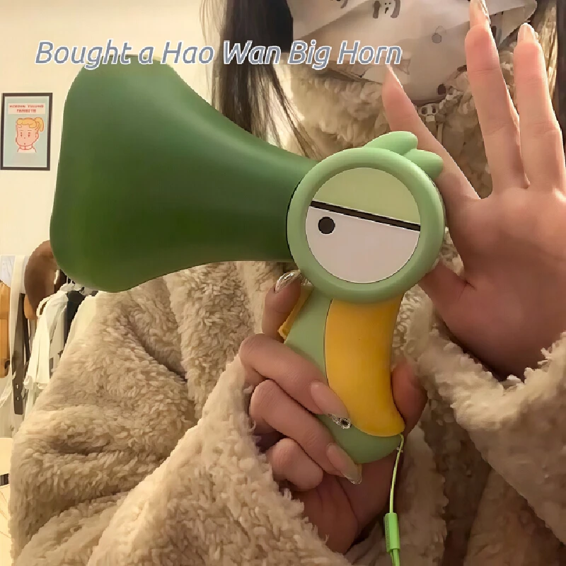 大きなくちばしの鳥の音声変換スピーカー-子供向けギフト玩具-面白くて創造的な音声変換アンプ-持ち運び可能な子供用