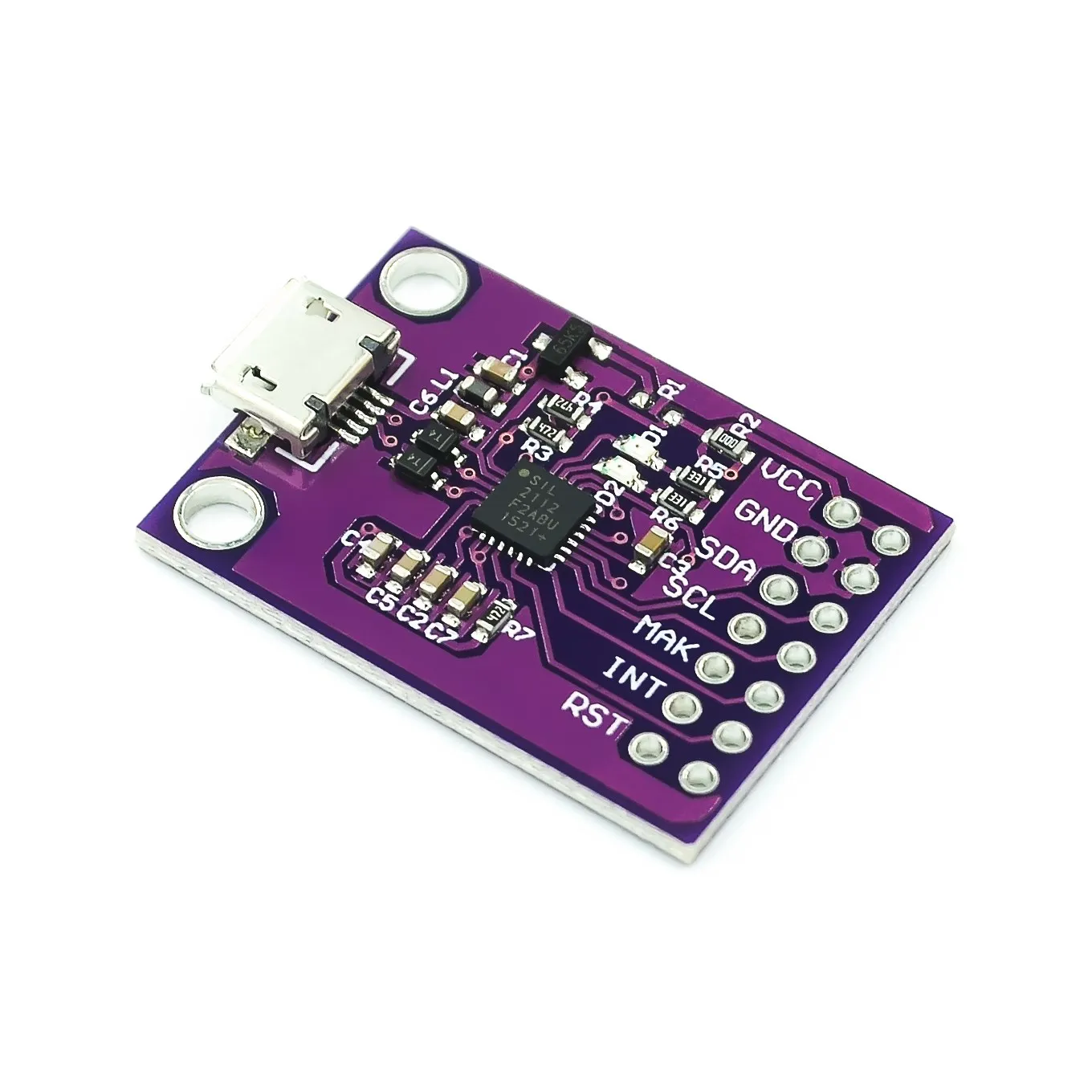 2112 CP2112 Evaluation kit for the CCS811 Debug board USB to I2C communication