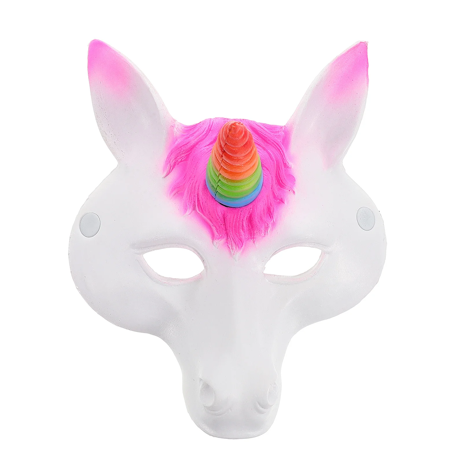 

Halloween Unicorn Mask 3D PU Foam Realistic Lightweight for Halloween Costume Horse Head Funny Mask