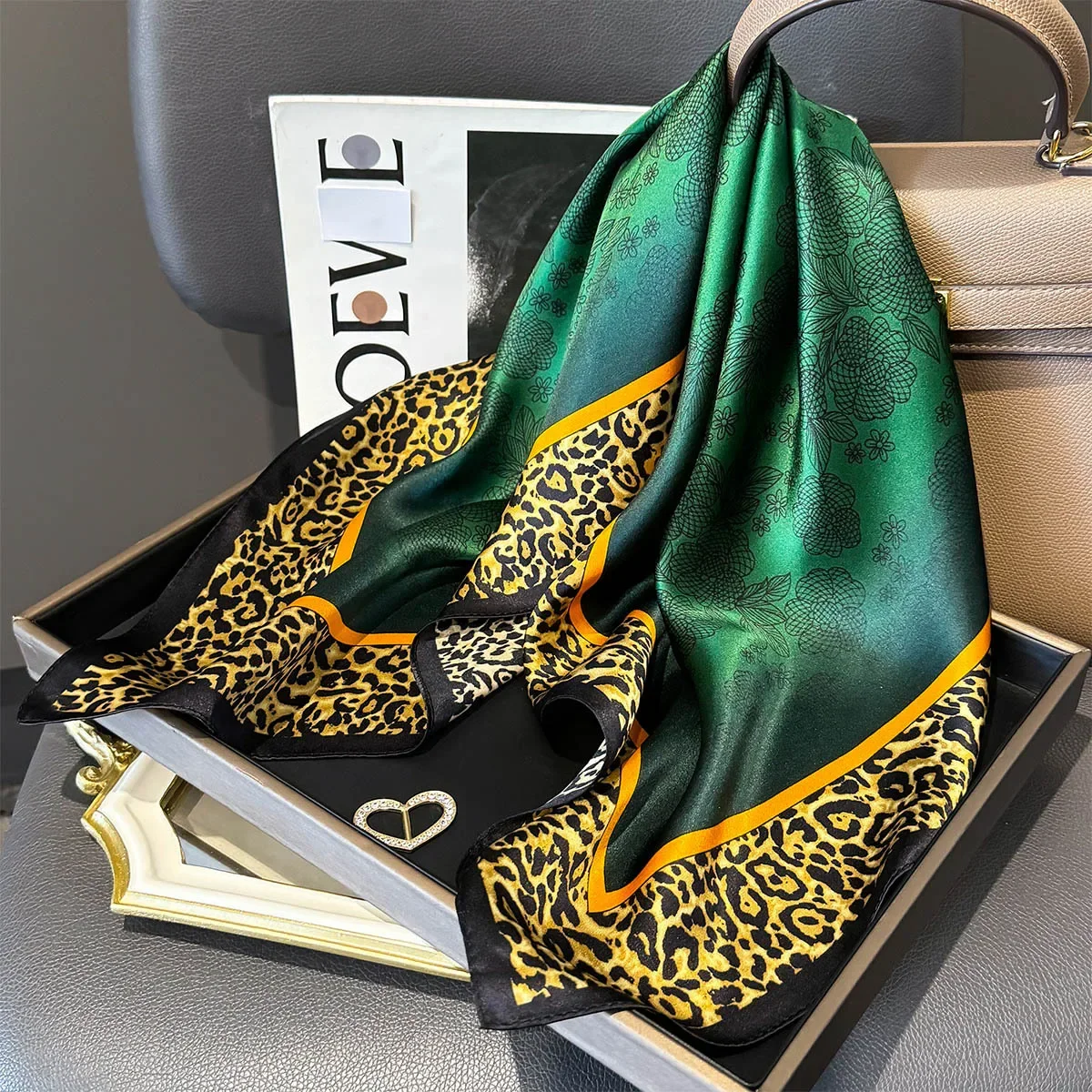 

100% Natural Silk Square Scarf Women Hairband Foulard High Quality Bandana Scarves Female Neckerchief Headkerchief Shawl Wrap