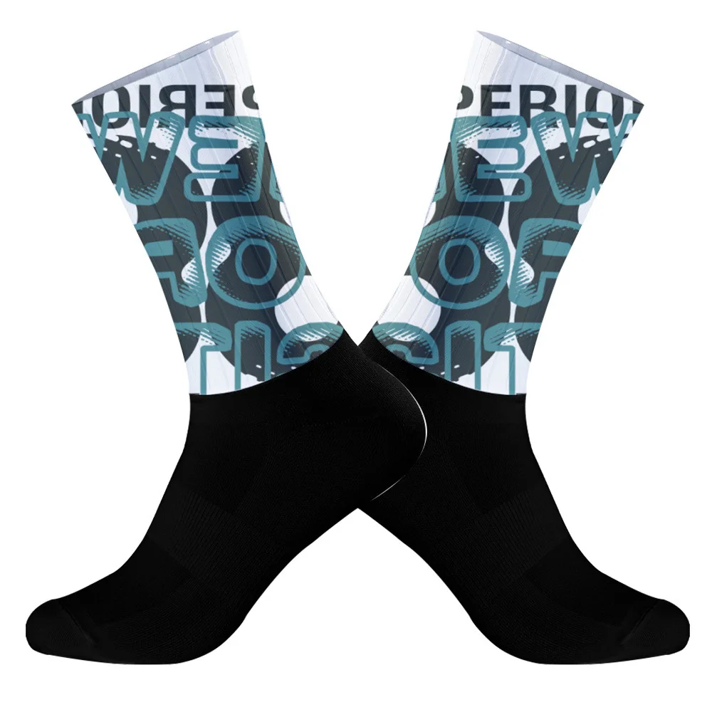 

2025 New Racing aesthetic cycling socks | Michelin biomimetic cushioning x silver thread weave x ankle dynamic armor