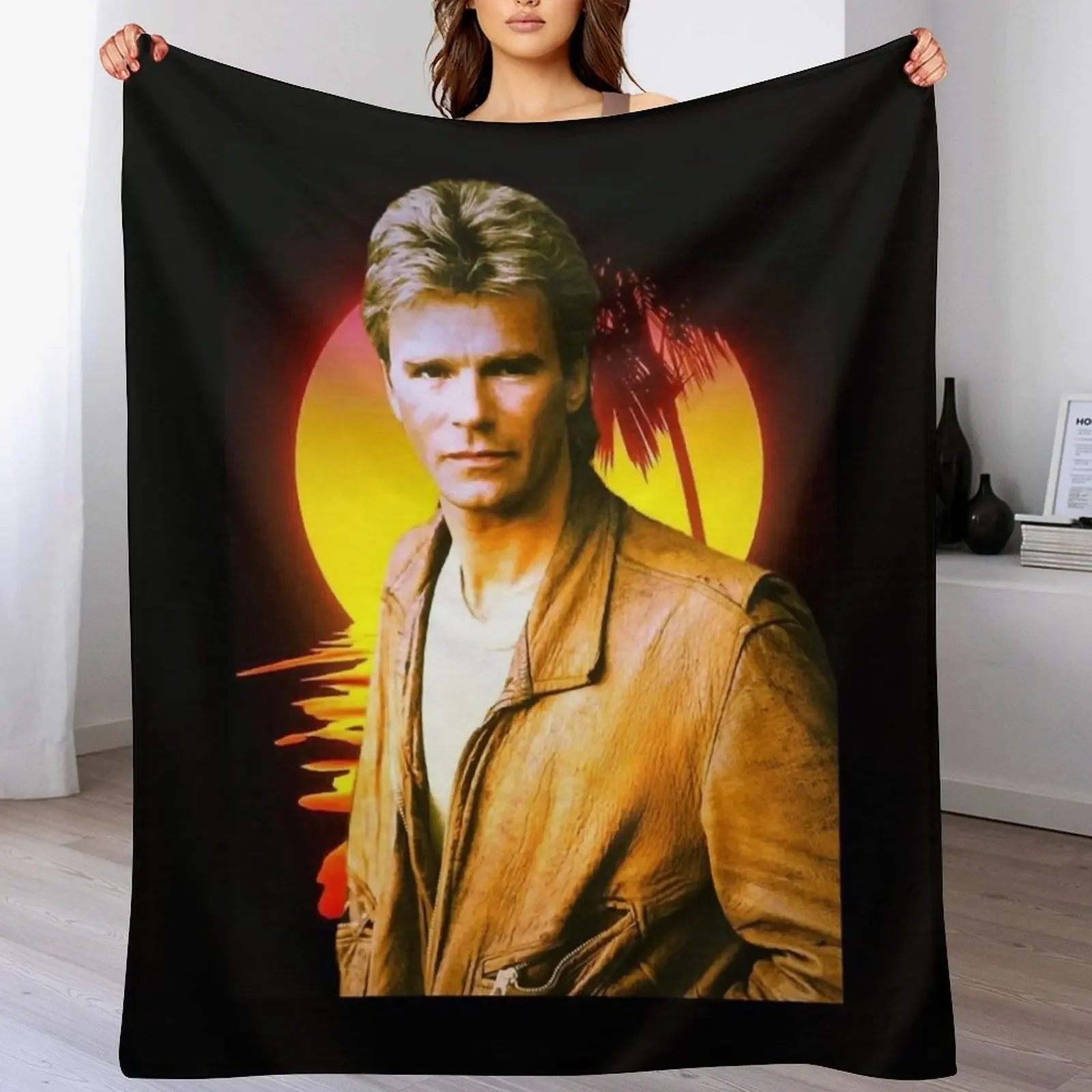 

Day Gift For Richard Dean Anderson Cool Gifts Throw Blanket Sofa decorative Soft Beds Hairy Blankets