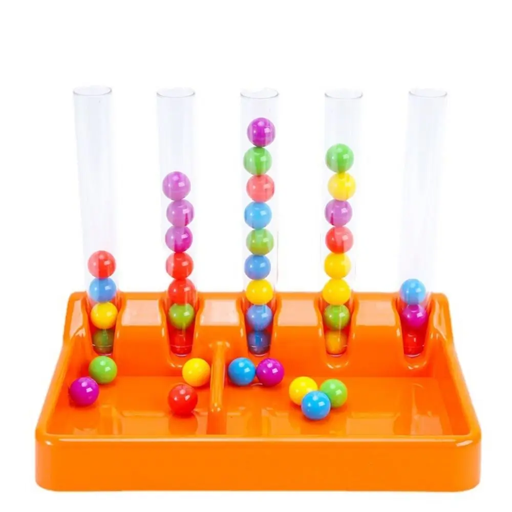 Color Classification Rainbow Beads Clip Toy Sensory Learning Puzzle Board Game Educational Game Hand Eye Coordination