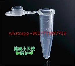 

10pcs 1.5Ml bullet centrifuge tube, with cap tip bottom, with scale, sample storage tube, sample tube 500 pcs/bag
