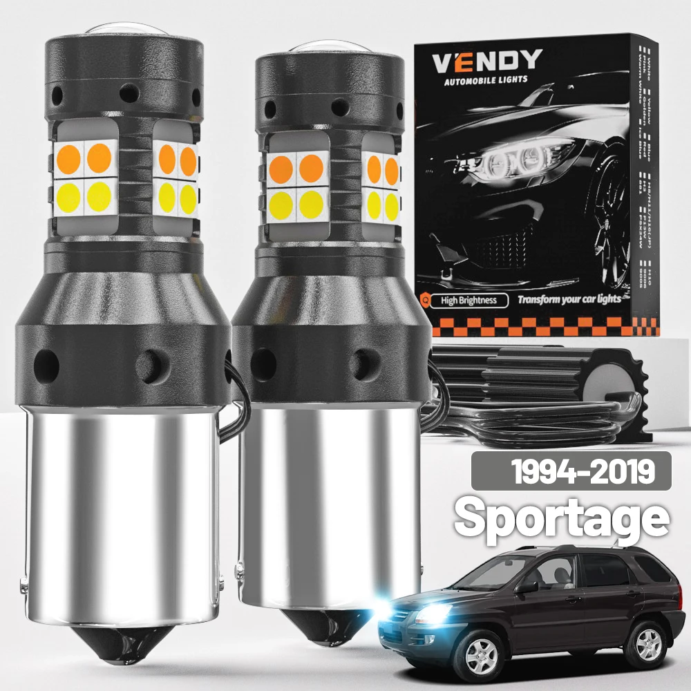 2 stücke Für Kia Sportage 1 2 3 4 1994-2019 Dual Modus LED Blinker + Tagfahrlicht DRL 2012 2013 2014 Canbus Zubehör