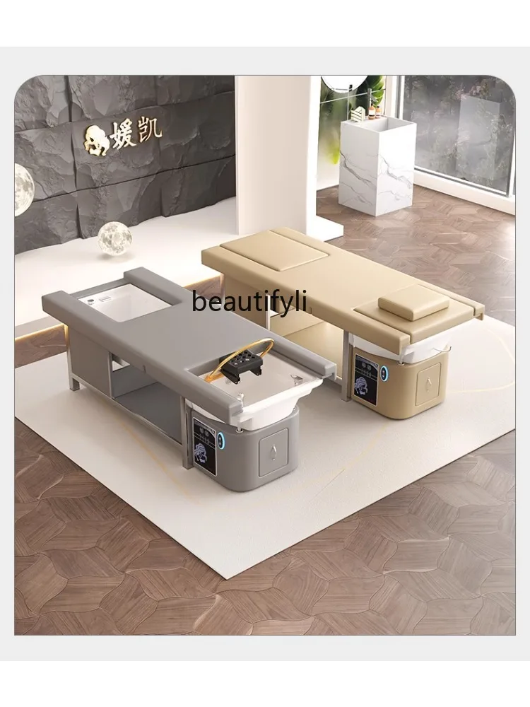 

S7486 ss керамическая раковина для терапии головы кровать циркуляция воды фумигация красота парикмахерская педикюр шампунь для чистки ушей электрический