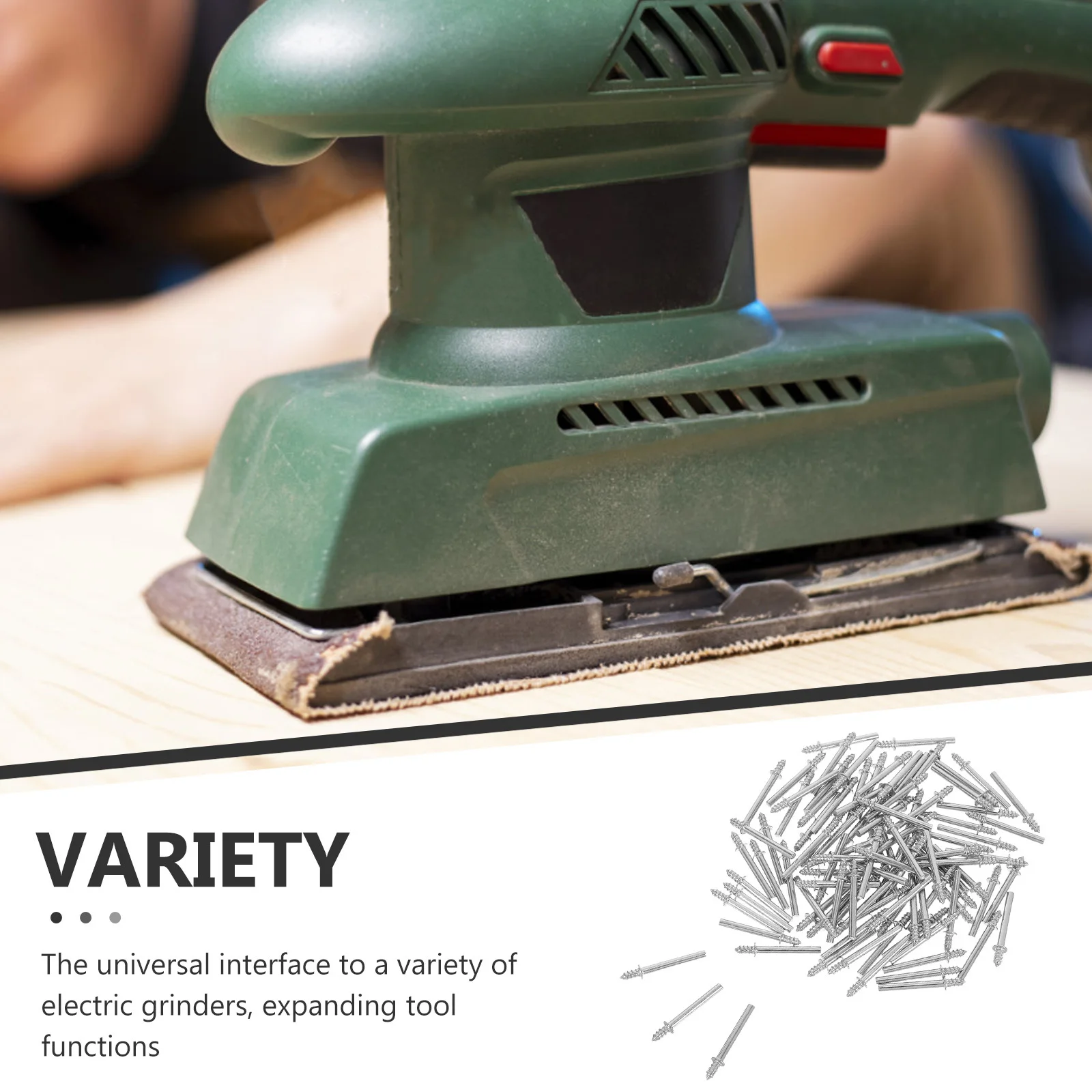 100 قطعة الحفر الكهربائية ربط قضبان محول عالمي أدوات العمل المعدنية الدقة الصوف تلميع تمديد قضبان عمود دوار #2