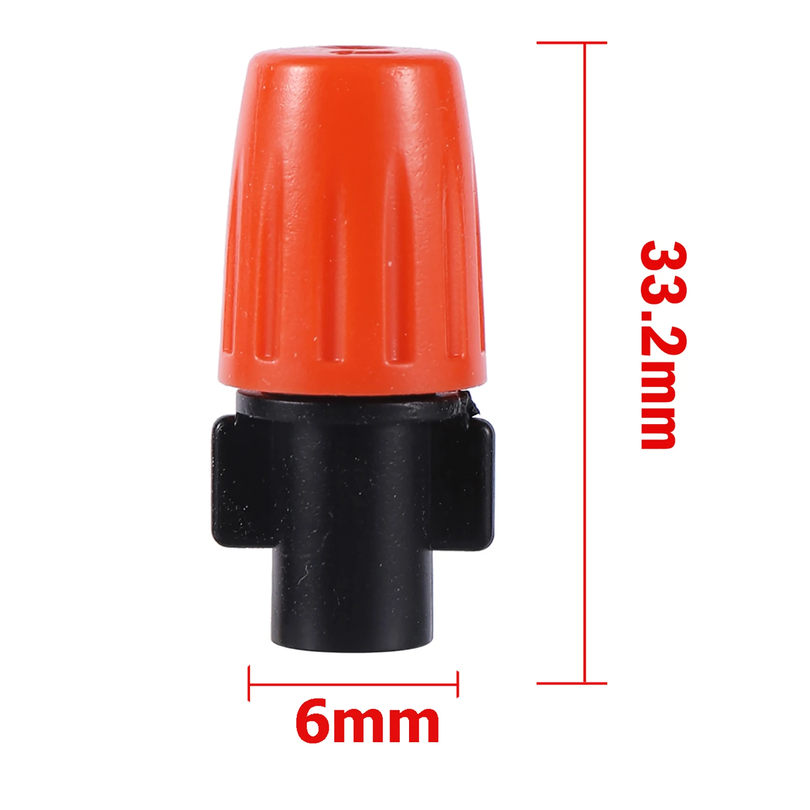 20Pcs Adjustable Orange Misting Nozzle Garden Greenhouse Terrace Watering Cooling Landscape Sprayer Flower Plant Irrigation Tool