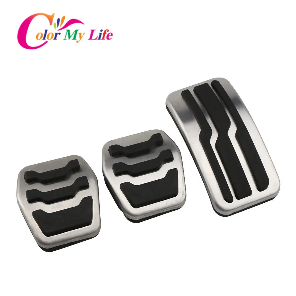 Stainless Steel Car Pedal Pads Pedals Cover for Ford Focus 2 3 4 MK2 MK3 MK4 RS ST 2005-2021 Kuga Escape 2009-2021