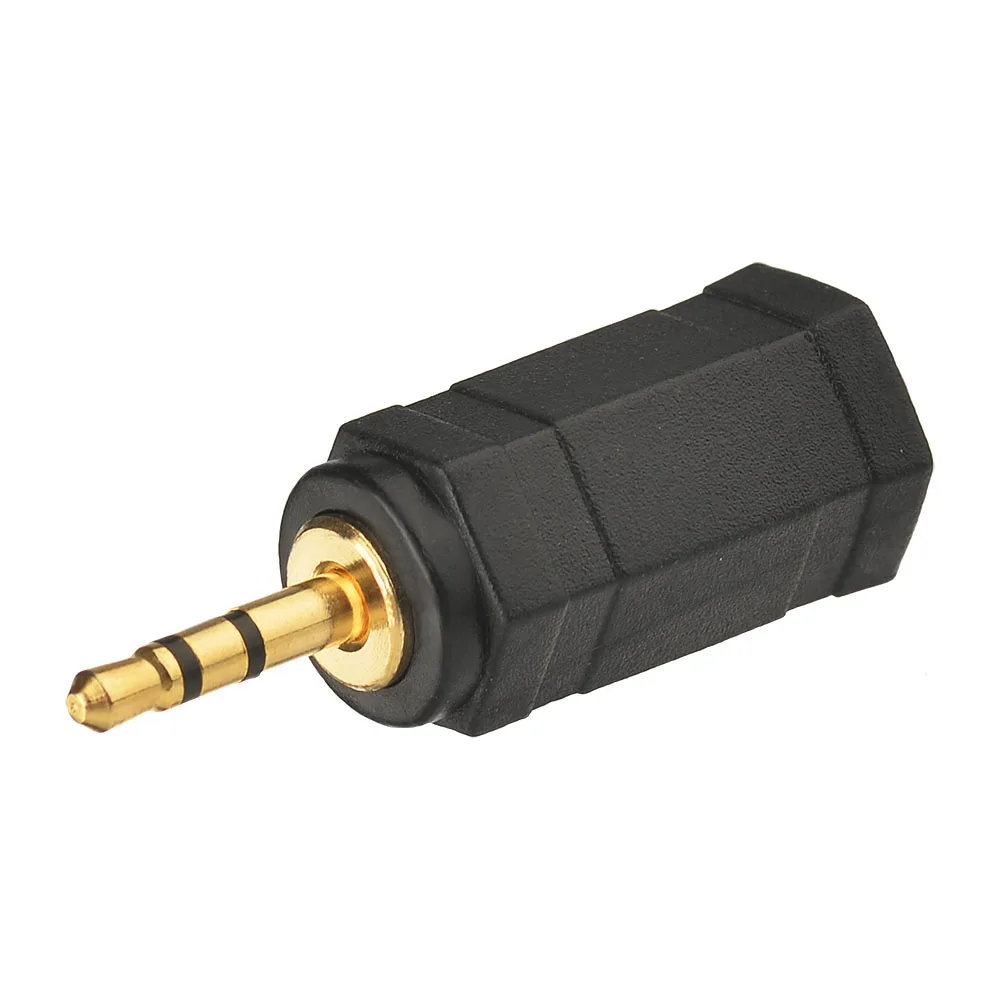 Superbat 2.5mm-3.5mm Adapter 2.5mm plug to 3.5mm Jack straight RF Coaxial Connector