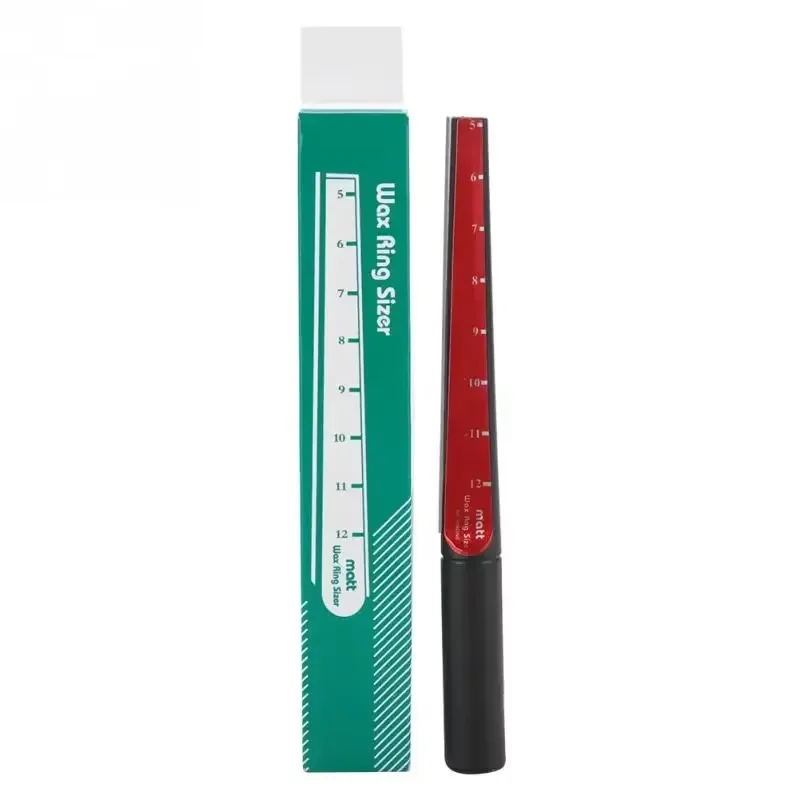 Wax Ring Sizer Ring Mandrel Finger Stick Ruler Jewelry Size Carving Cutter Tool for Ring Maker and Repairing Workers Wax Carving