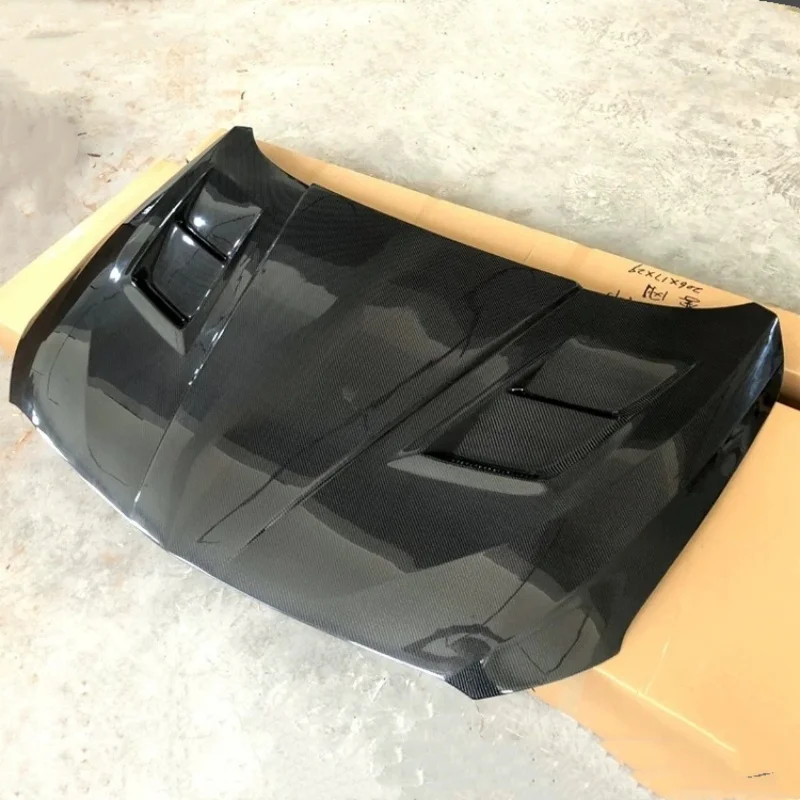 carbon fiber for Buick Excelle Opel Astra j 2018 2019 2021 convert engine hood Bonnet Light Engine Cover