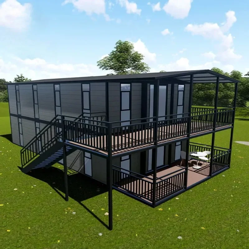 40 قدم 20 قدم 30 قدم الجاهزة المعيشة المتنقلة حاوية قابلة للتوسيع منزل جاهز فيلا المحمولة المنزل منازل صغيرة الجدة شقة #1