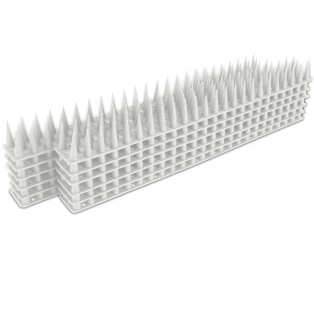 10Pcs Fence Wall Spikes Bird Deterrent Spikes Plastic Anti Climb Cat Animal Repellent For Garden Fences Birds Pigeons Spikes