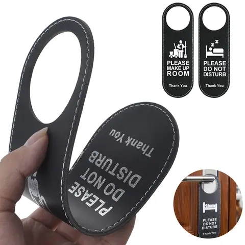 호텔 메이크업 게시판, 방해 금지 표지판, 문 걸이 태그, 문 손잡이, 행거 펜던트, 청소 라벨 Best5
