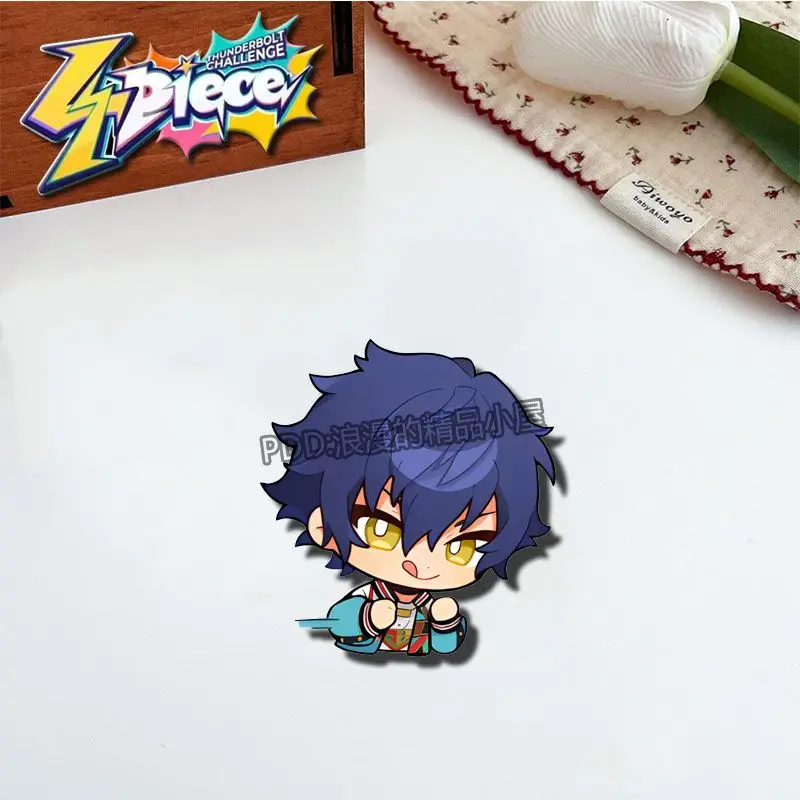 12 шт., аниме-ансамбль со звездами Yūki Makoto, акриловый значок, брошь, булавки с героями мультфильмов, украшение «сделай сам», рюкзак, костюмы, аксессуары для одежды