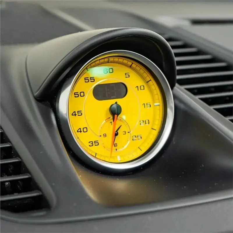 

For Cayenne 958, Macan 718, Taycan Panamera 970, 911 Dashboard Stopwatch Replacement Dial Kit