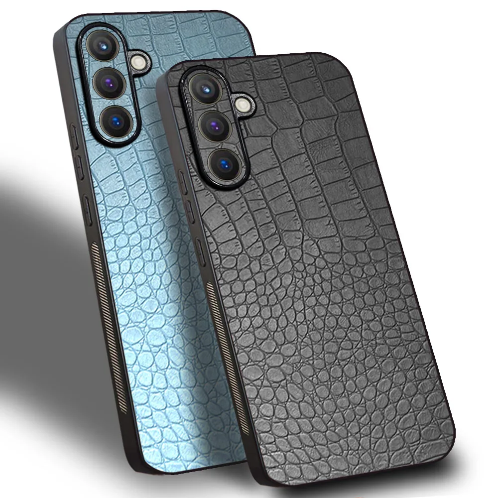 Classical Leather Case For Samsung Galaxy M35 Silicone Protection Phone Back Cover