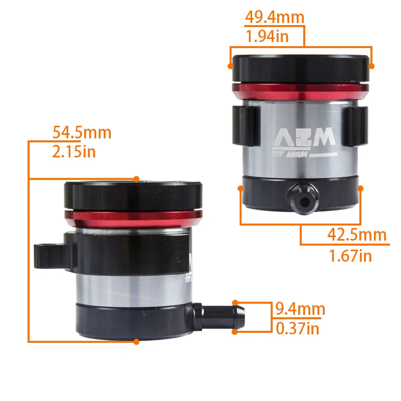 CNC Motorcycle Brake Clutch Pump Fluid Reservoir Oil Cup For Yamaha FZ07 FZ09 FZ10 MT07 MT09 Kawasaki Z250 Z650 Z750 KLX Suzuki