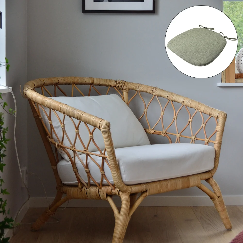 

1Pcs Seat Cushion Linen Material Chair Pad Extra Soft Supportive for All-Day Sitting Gift Home Office Sofa Pad