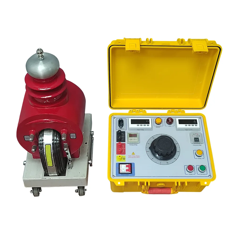 3kVA/50kV Portable AC Withstand Voltage Hipot Tester Dry Type Transformer High Voltage AC Hipot Test Machine
